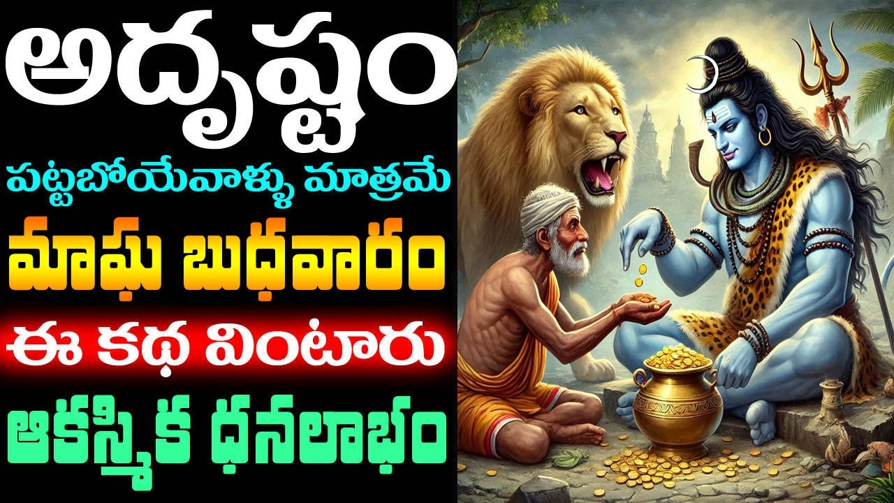 మాఘ బుధవారం కథ వింటే ఈరోజుతో మీ దశ మారిపోతుంది డబ్బే డబ్బు || #Magha Budhavaram #katha