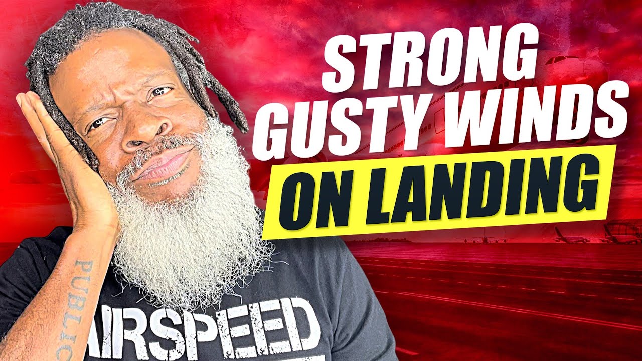 STRONG, GUSTY WINDS on Landing?  DO THIS! (Crosswind Landing) | Private Pilot License