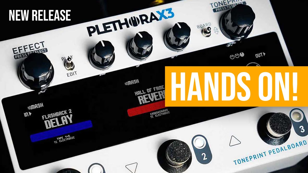 TC Electronic PLETHORA X3 spotted! Hands on and Preview