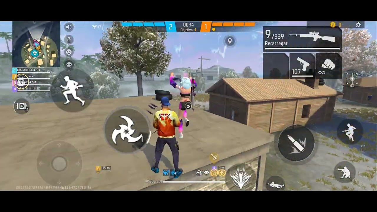 FREE FIRE🔥 - CS/BR RANQUEADO🥷 - PARTIDA🪂 - 269