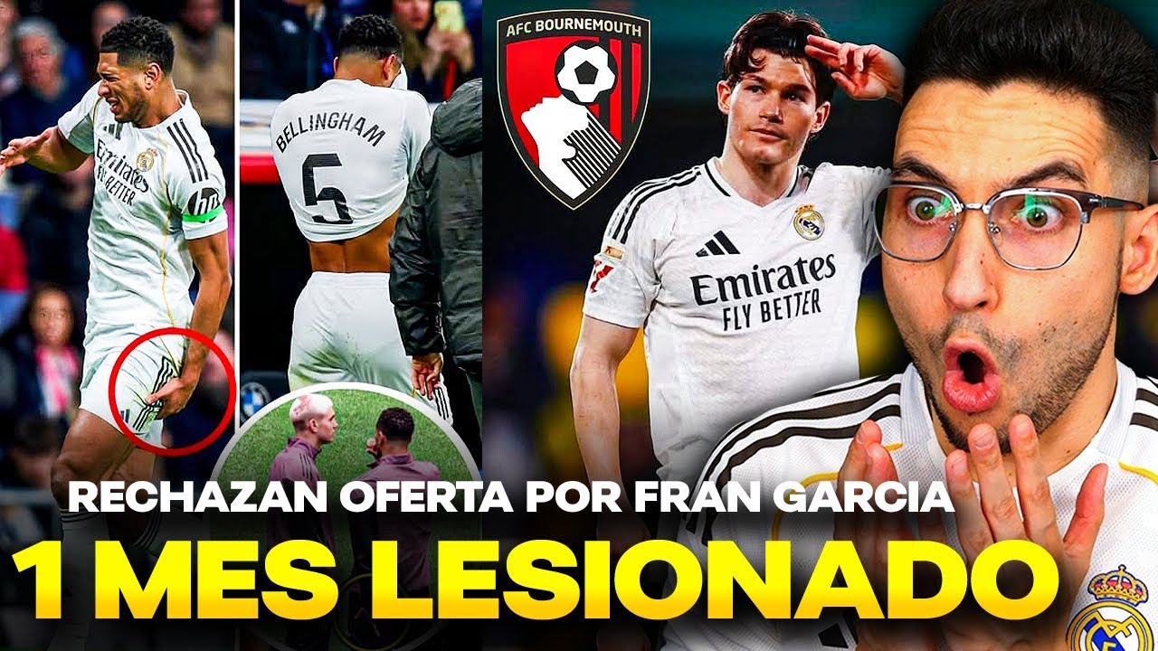 🚨¡BELLINGHAM 1 MES LESIONADO! OTRA NEGLIGENCIA: EL MADRID RECHAZA OFERTA por FRAN GARCIA