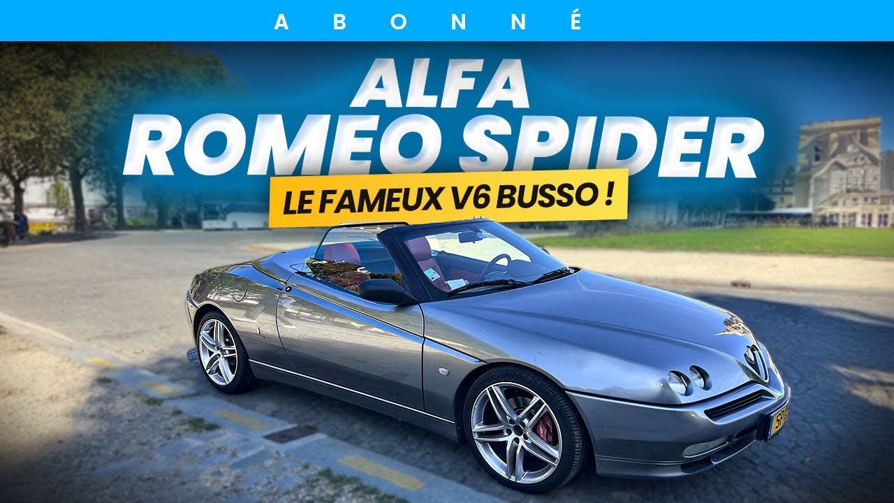 Alfa Romeo Spider : il fait 800km pour nous présenter cette Alfa au V6 Busso enjoleur !