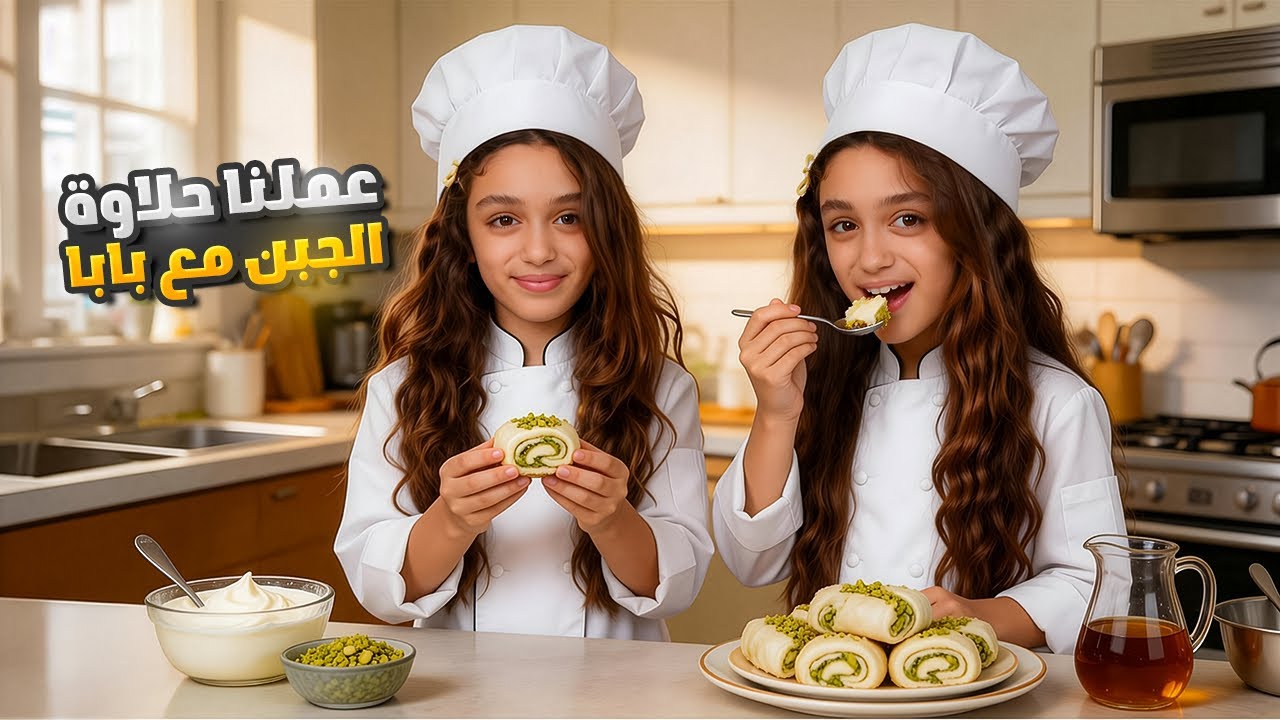  عملنا حلاوة الجبن مع بابا لأول مرة!😱