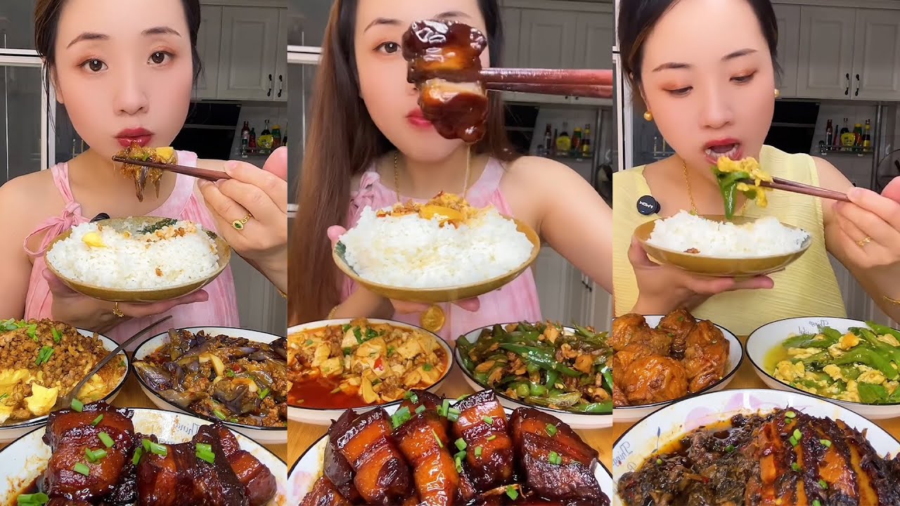 Nikmat Bikin Keringetan Mukbang Pedas Gila Sayur Daging Saus Kental Nasi Jumbo