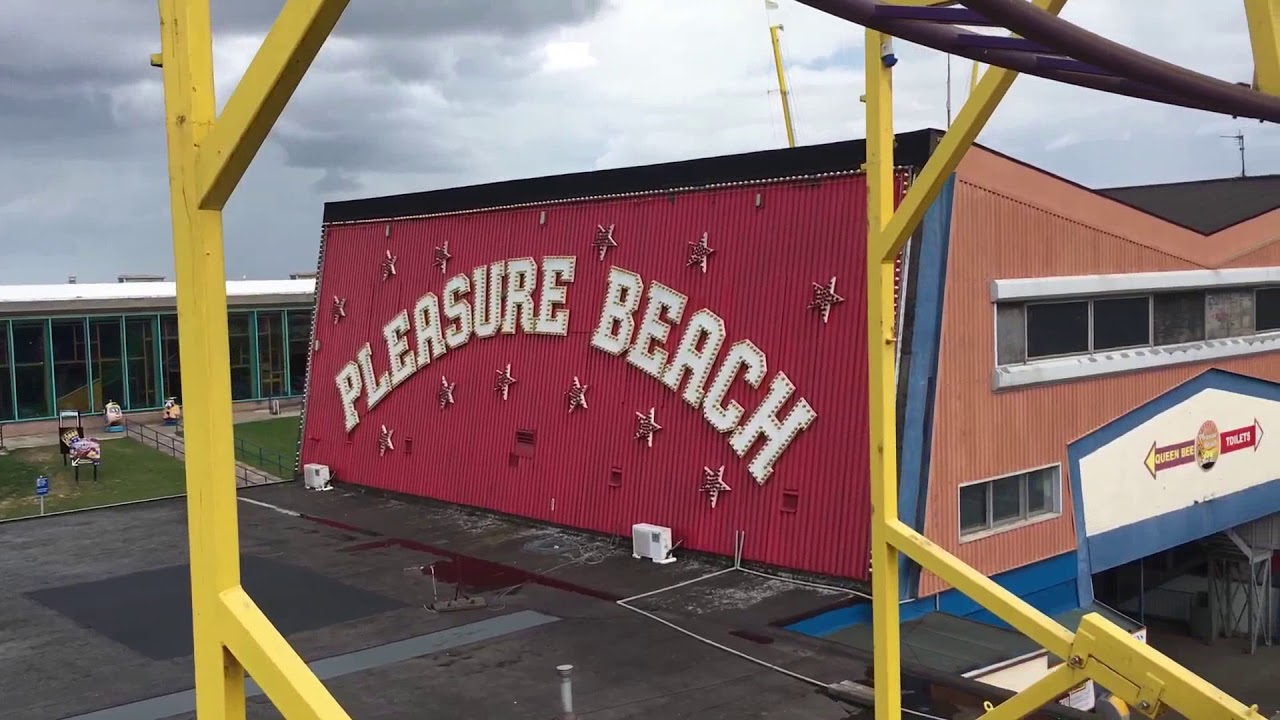 Queen Bee Inverted Wacky Worm POV - Botton's Pleasure Beach Skegness