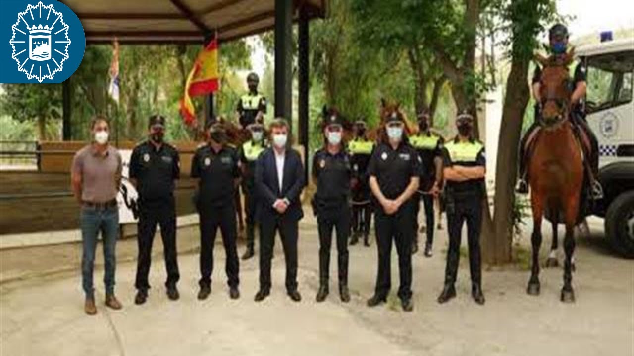 210520 - Policía Local Málaga - Grupo de Caballería - Presentación de dos nuevos caballos