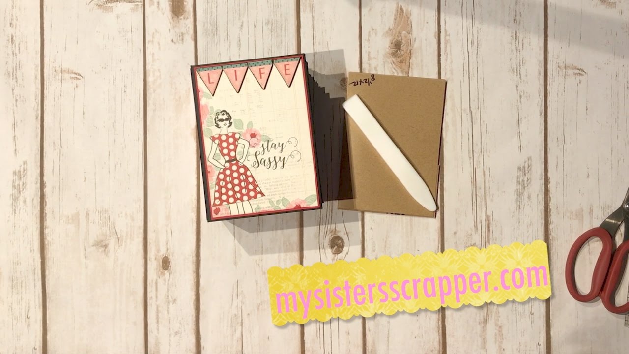 Authentique Fabulous Mini Album Page Tutorial