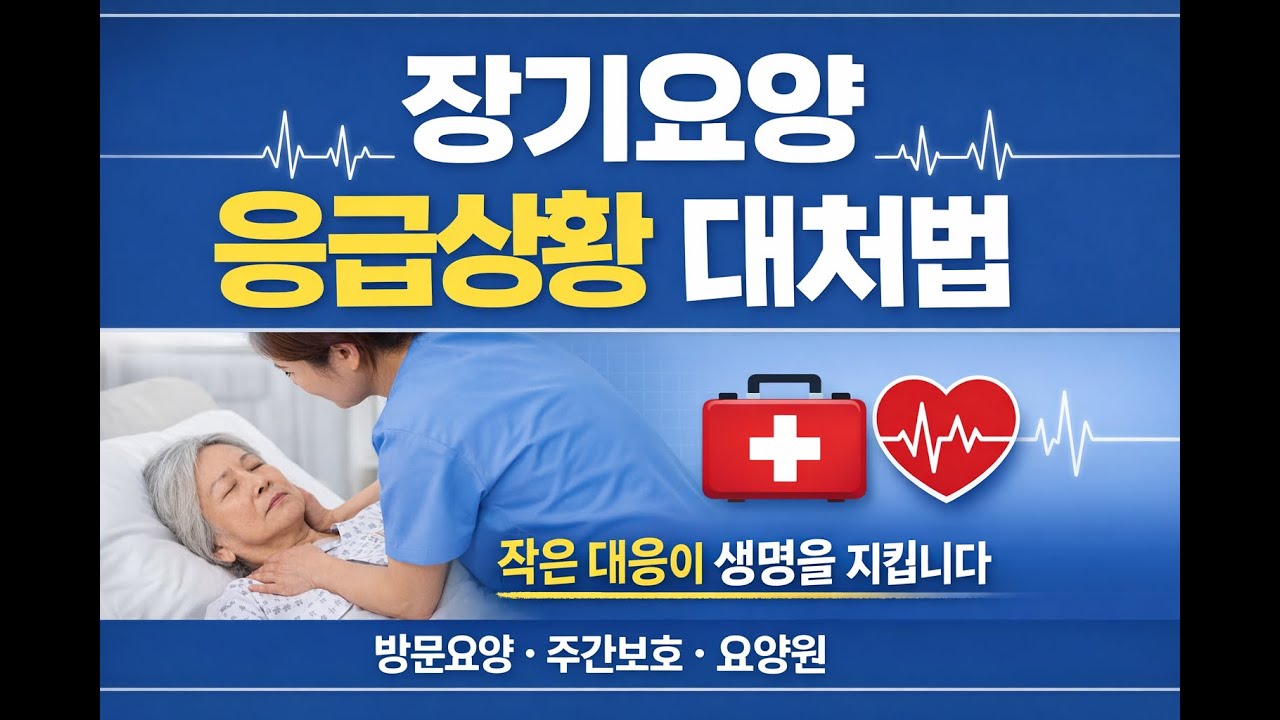 장기요양 응급상황 대처법｜직원 필수 교육·반복학습