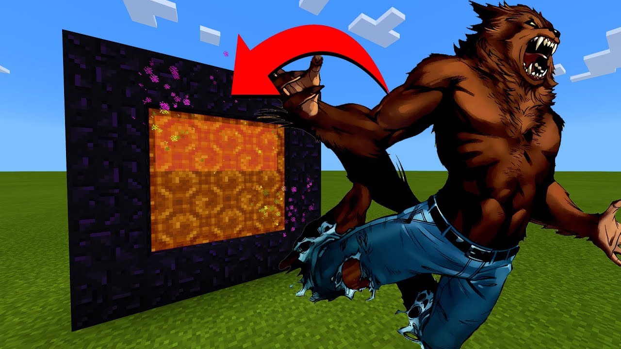 How To Make A Portal To The Werewolves Dimension in Minecraft!