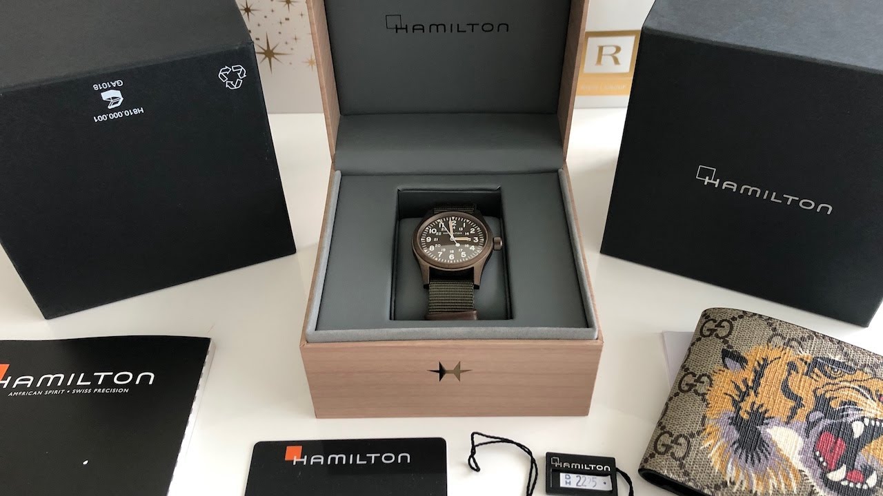 4K Unboxing & Review new 2019 2020 Hamilton Khaki Field Mechanical H-50 H69449961