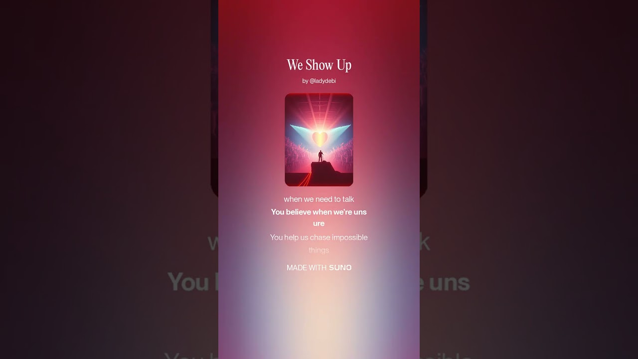 We Show Up by Lady Debi