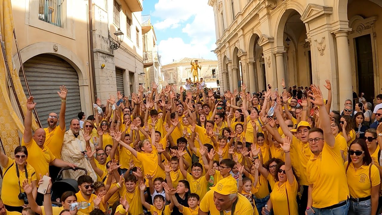 Sciuta e Processione di San Michele,Palazzolo Acreide 01 ottobre 2023