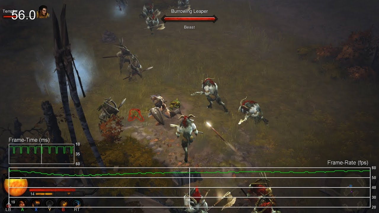 Diablo 3 Xbox One 1080p Patch Frame-Rate Test