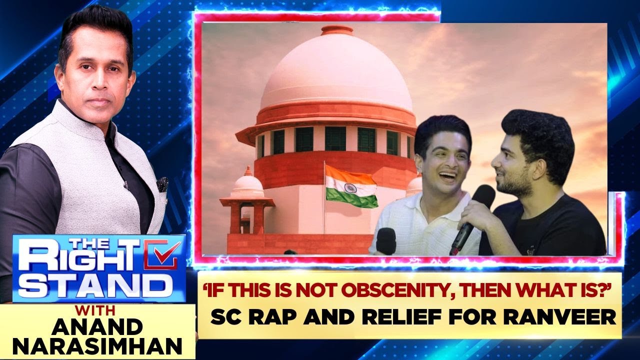 Ranveer Allahbadia Controversy | Supreme Court On Ranveer Allahabadia Case | #TheRightStand