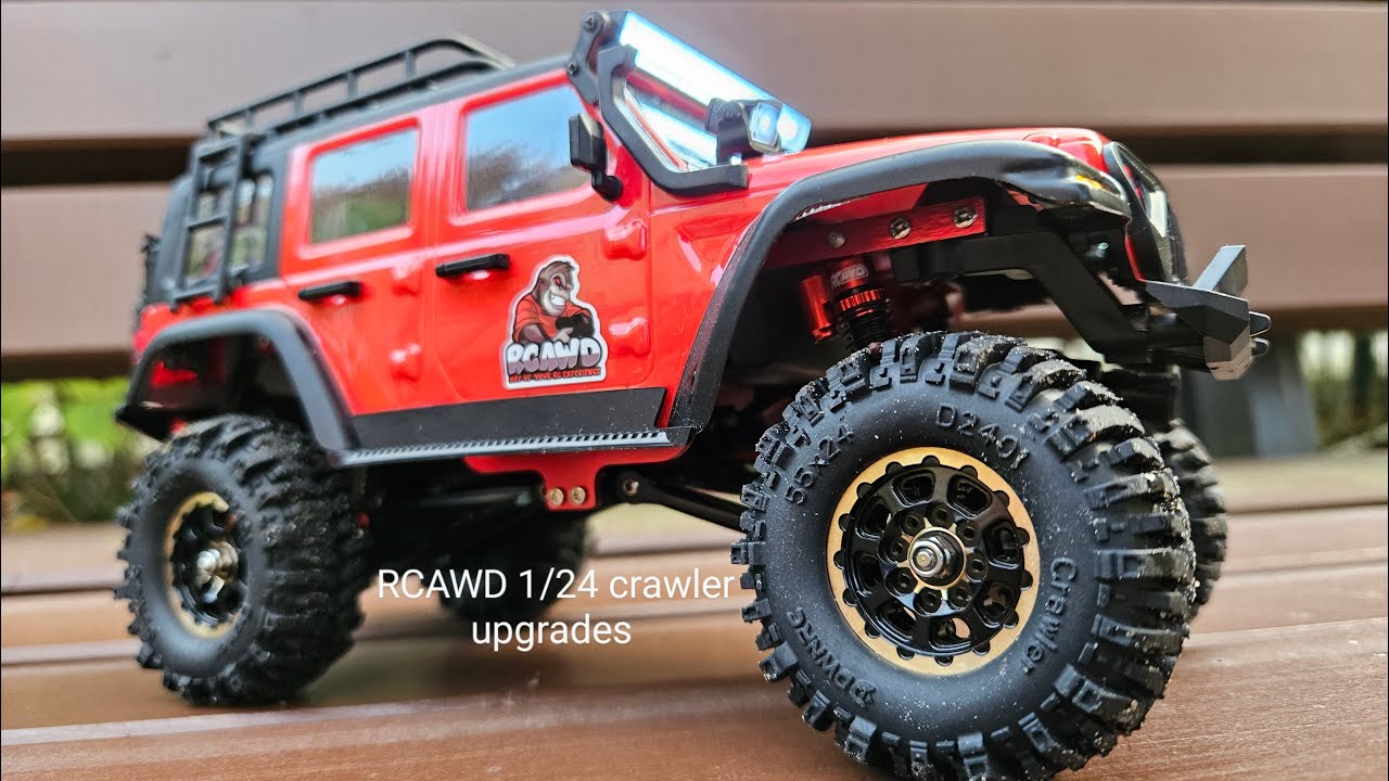 great looking easy 1/24 RC crawler upgrades that up your crawling experience ft. Wltoys 2428 @rcawd
