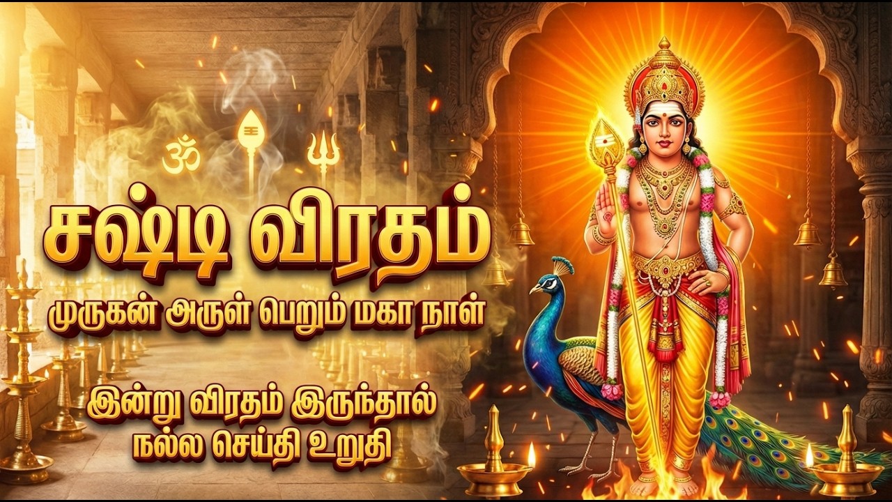 🔴 LIVE | முருகன் அருள் பெறும் மகா நாள் – சஷ்டி விரதம் | Sacred Sashti Day of Grace #murugan