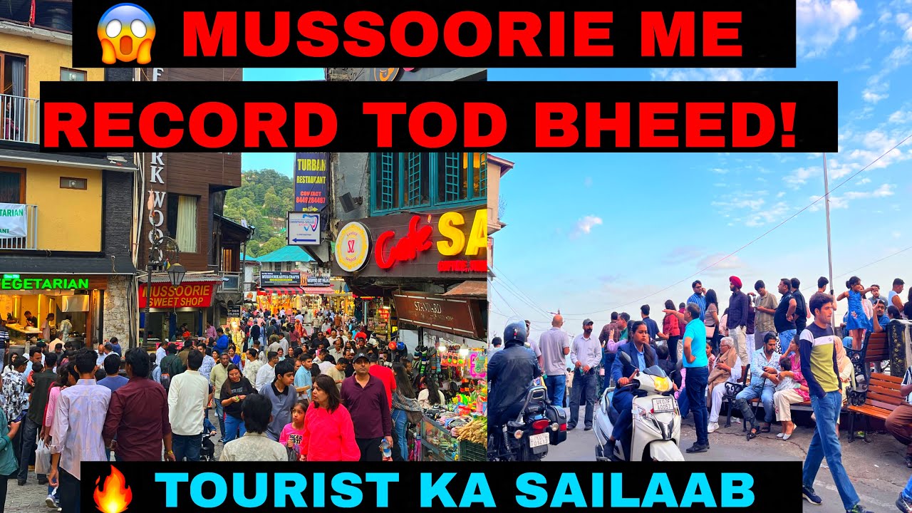  Mussoorie Live Vlog 😲 | Aaj Ka Sabse Bada Crowd Aur Traffic Update