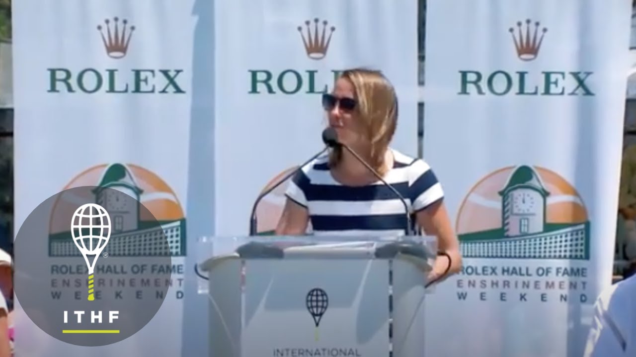 Justine Henin: Hall of Fame Induction Speech, 2016