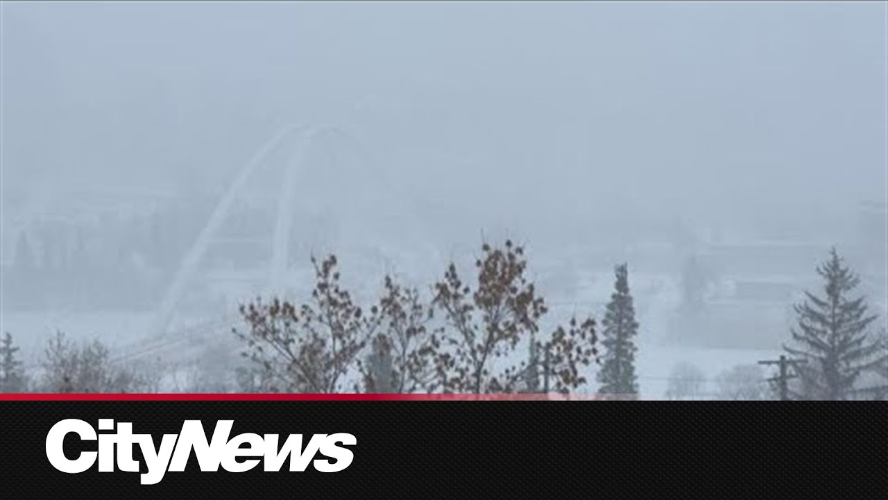Snowstorm hits Edmonton