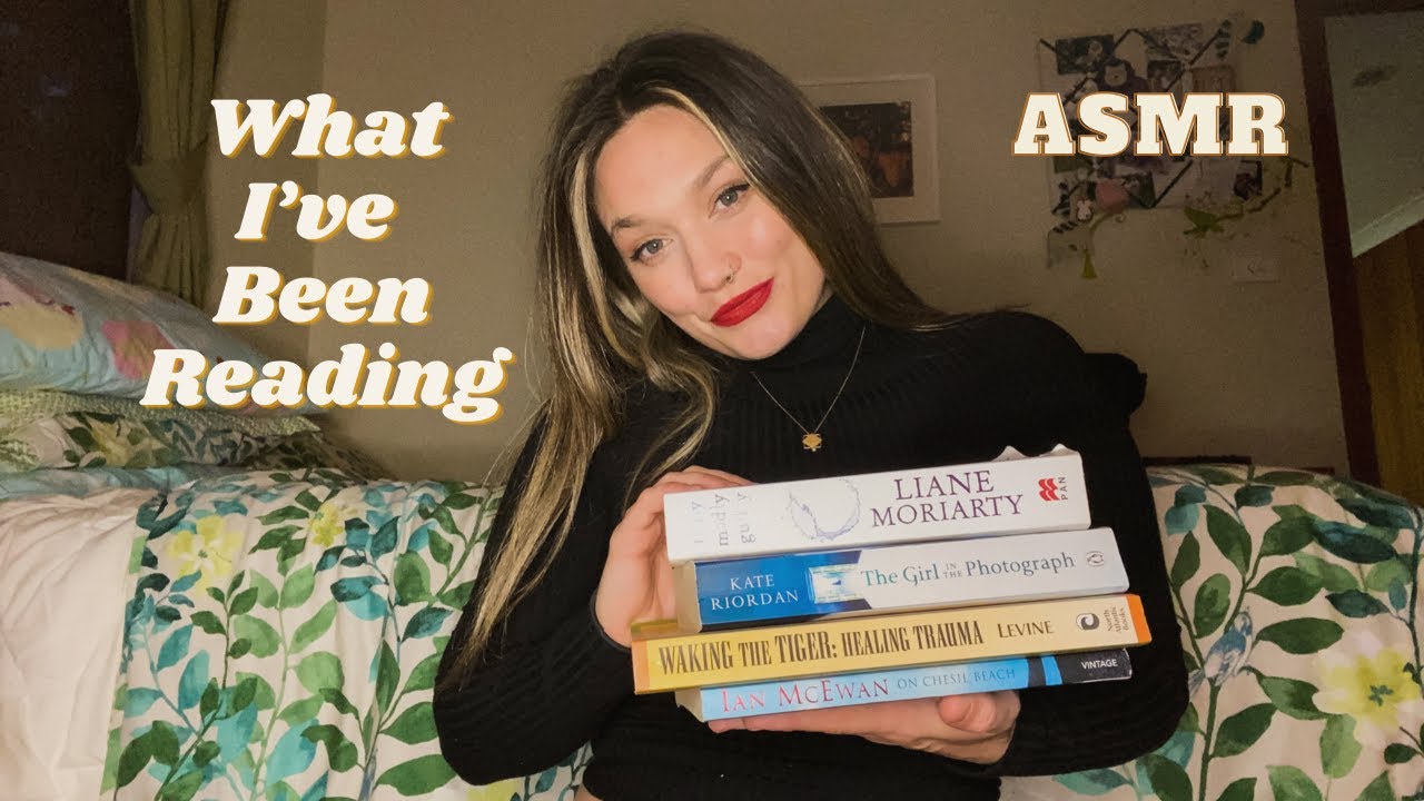 ASMR | What I've Been Reading | Gum Chewing | LoFi Whisper Ramble | Books