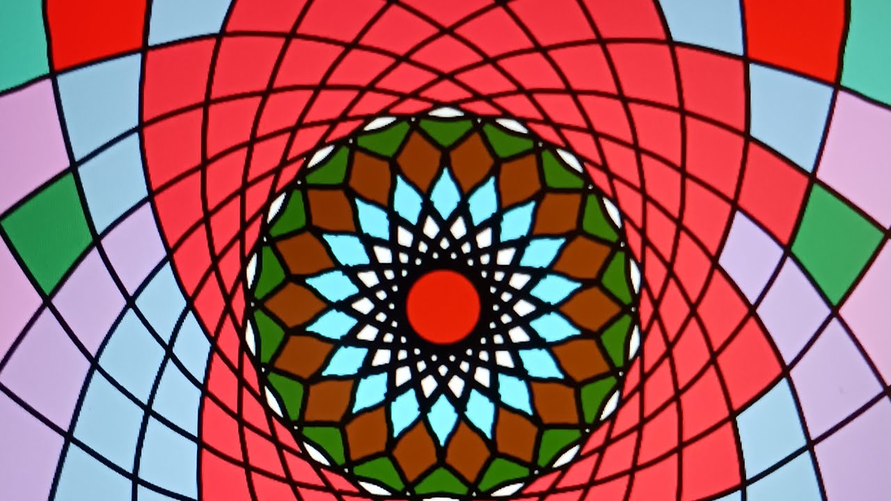 Creating an artwork using tritanomaly (blue - yellow) color blindness correction 