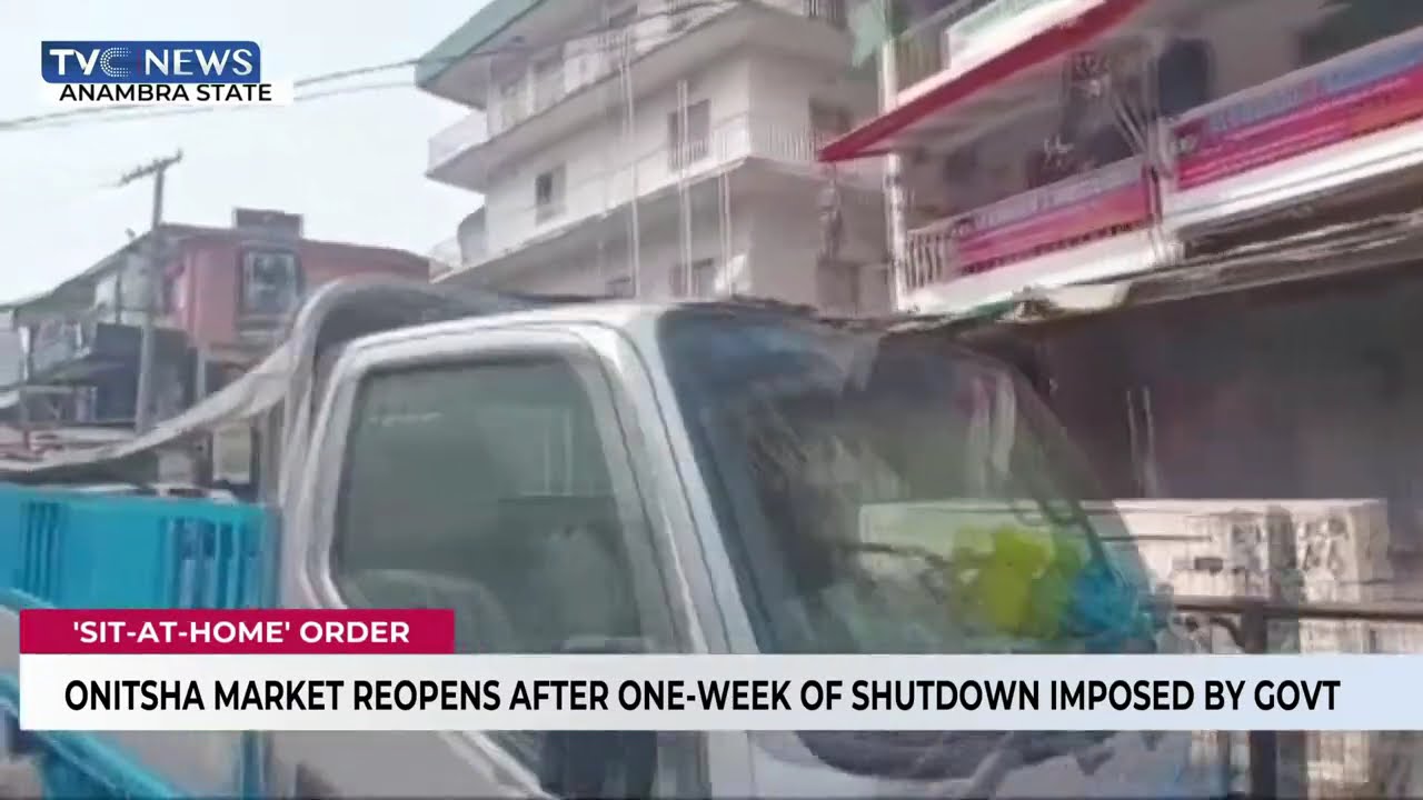 Onitsha Market Reopens After One-Week Of Shutdown Imposed By Govt
