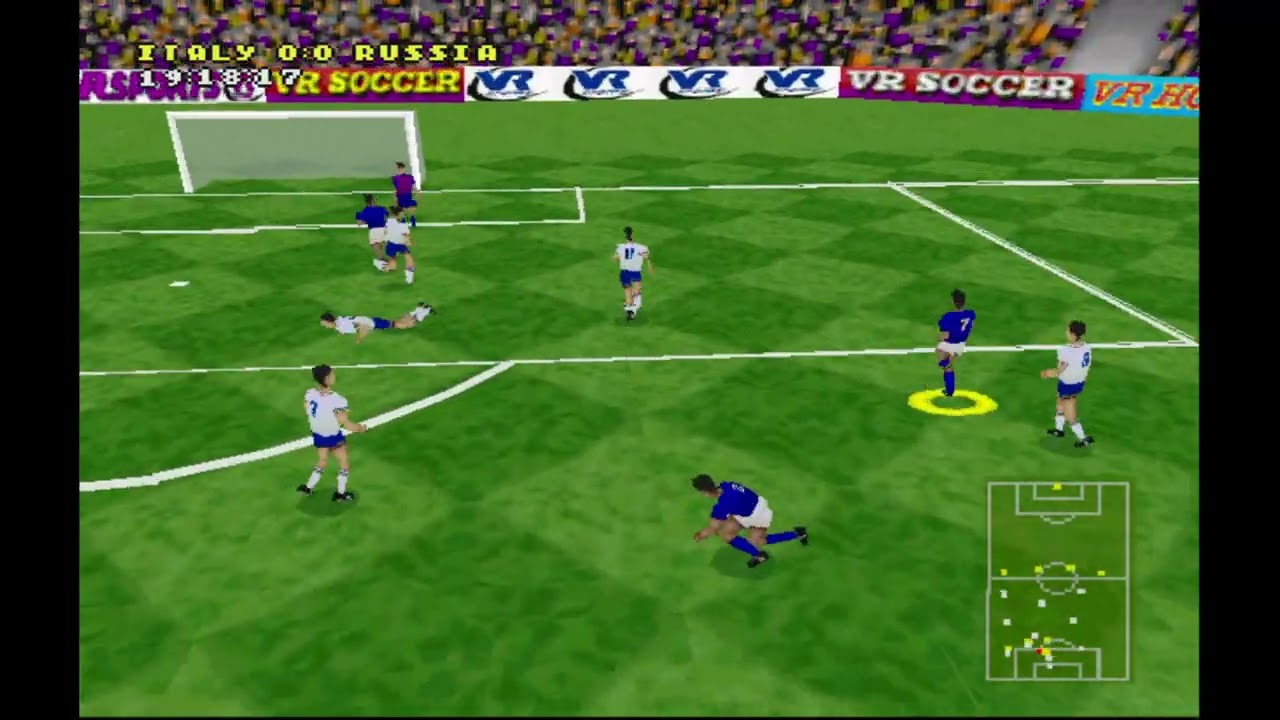 Play Station 1 Demo - VR Soccer '96