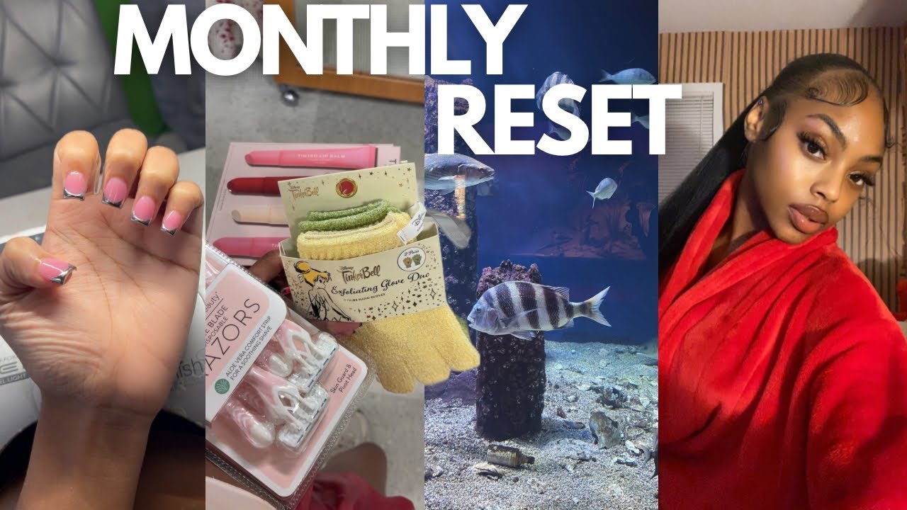 MONTHLY RESET VLOG: Self-Care Shopping, Nail Maintenance, Sibling Day, New HairStyle & MORE 