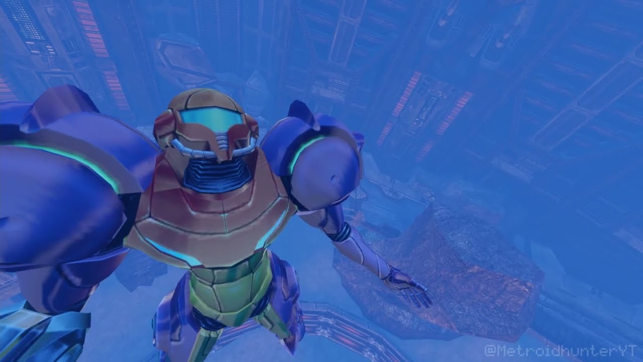 when you reach the Crashed Frigate [Metroid Prime Animation]
