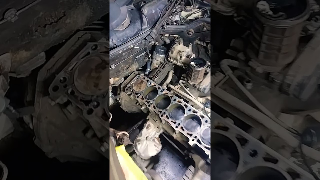 MERCEDES W210 2.8L 104 MOTOR ПРОКЛАДКА ГБЦ ПРОГАРЕЛА