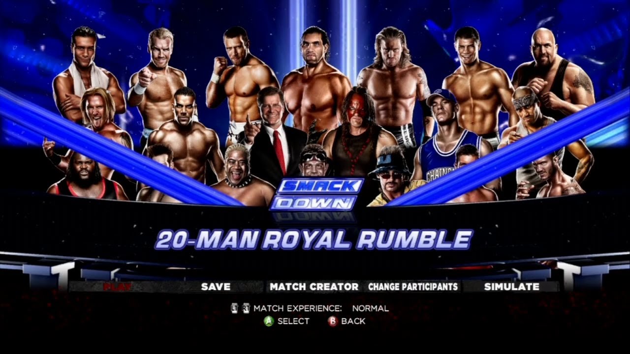 WWE 13 20 Man Royal Rumble Smackdown 1 Main Event