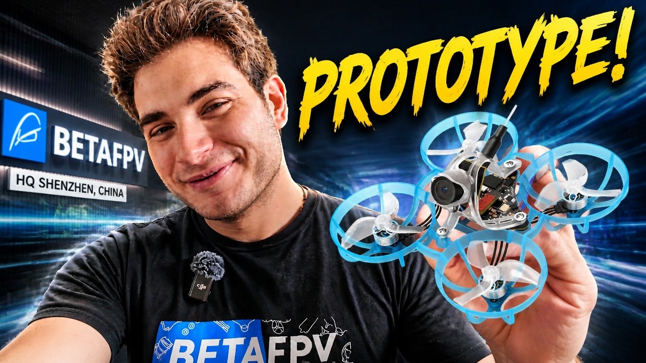 Полеты на прототипе микро FPV-дрона в штаб-квартире BETAFPV в Шэньчжэне, Китай!