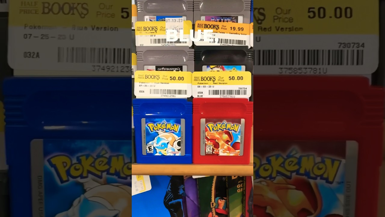 Half Price Books: NES Barbie, Pokemon Red/Blue & Sega CD Games!