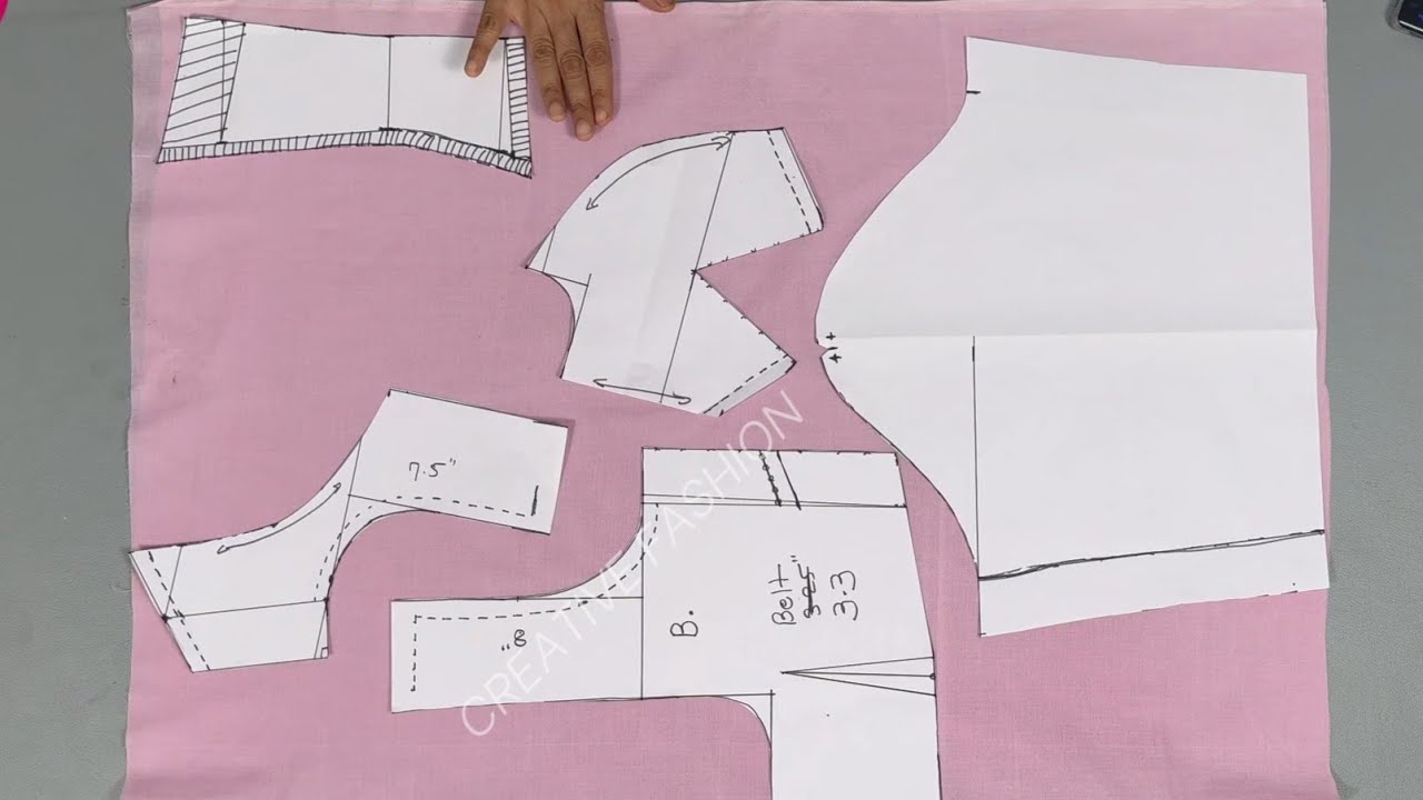 Ktori Blouse Cutting सभी size के लिये.