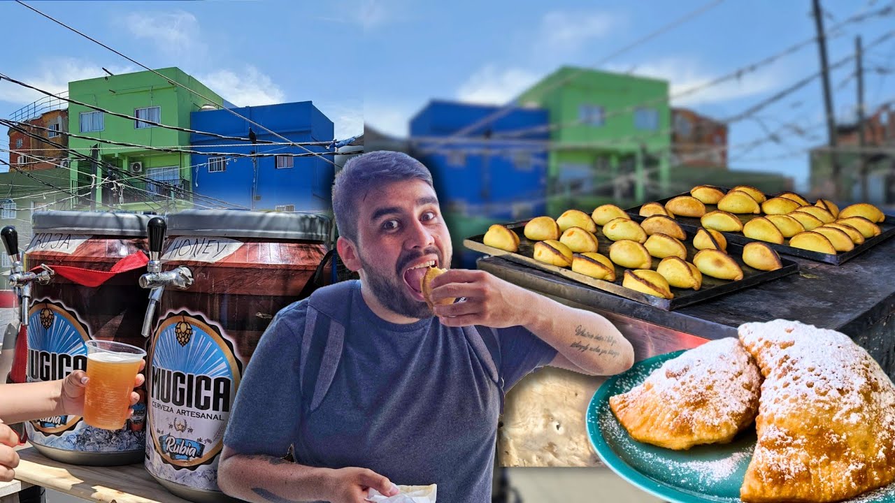 ¡La increíble comida callejera de la VILLA 31! Venden cerveza hecha en la villa 🍺