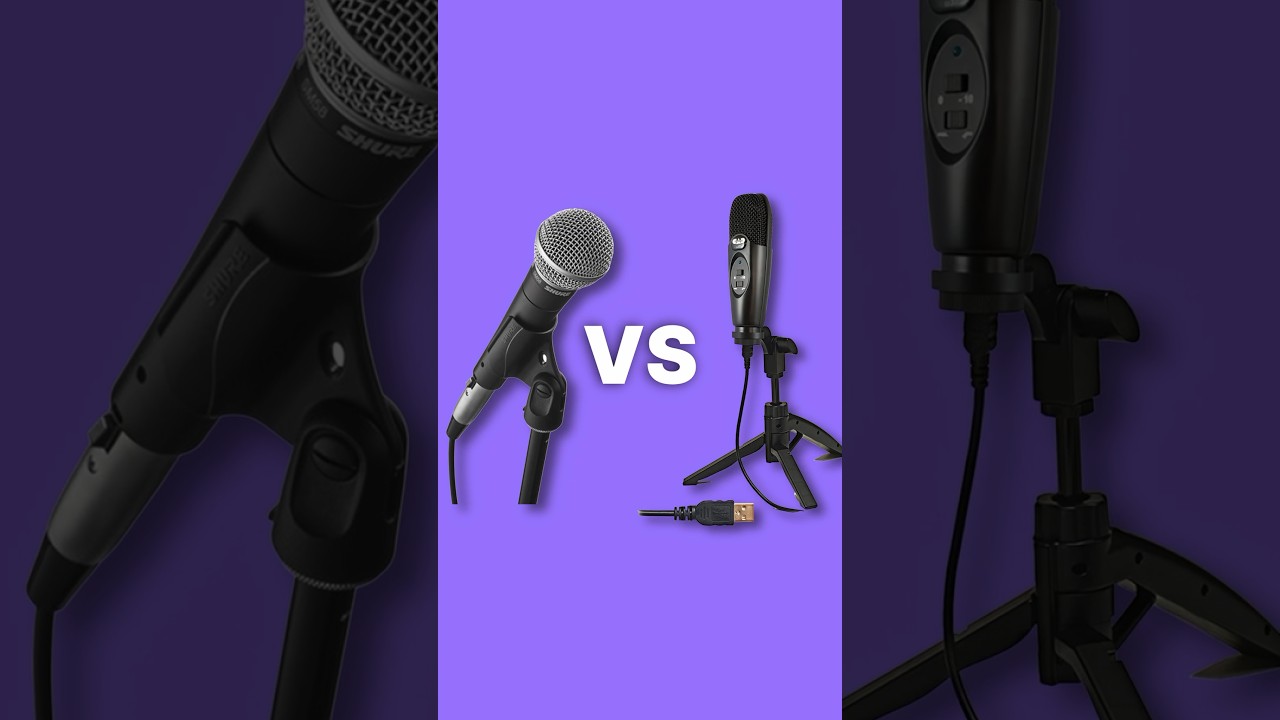 USB vs XLR Microphones