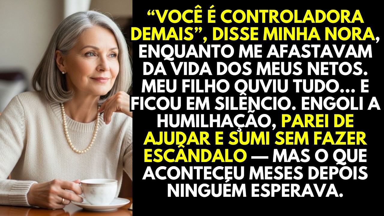 ME CHAMARAM DE CONTROLADORA E ME AFASTARAM… ATÉ SENTIREM MINHA FALTA