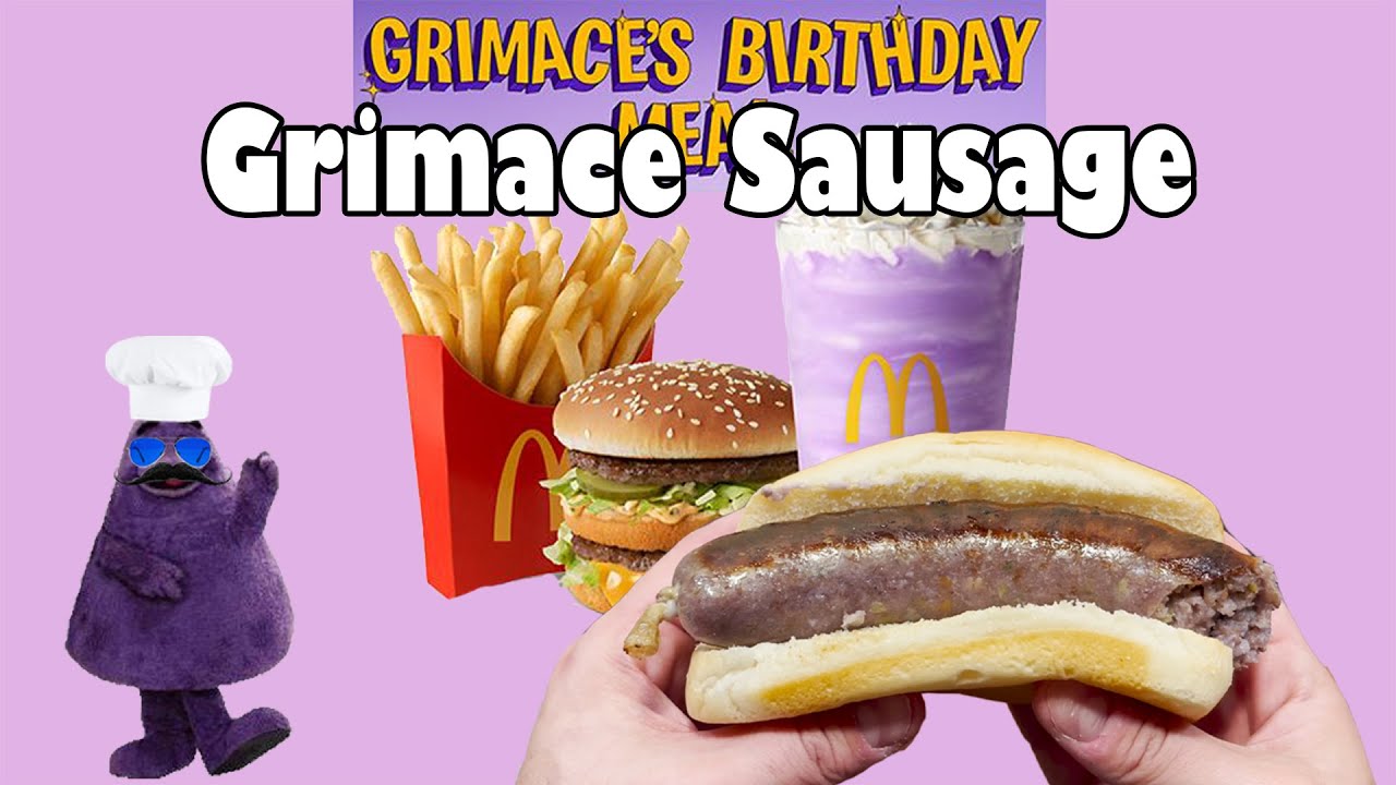 McDonald's Grimace Birthday Meal Sausage
