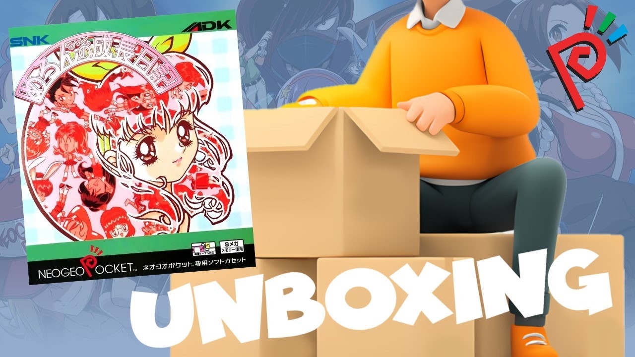MELON CHAN'S GROWTH DIARY - UNBOXING + GAMEPLAY - NEO GEO POCKET