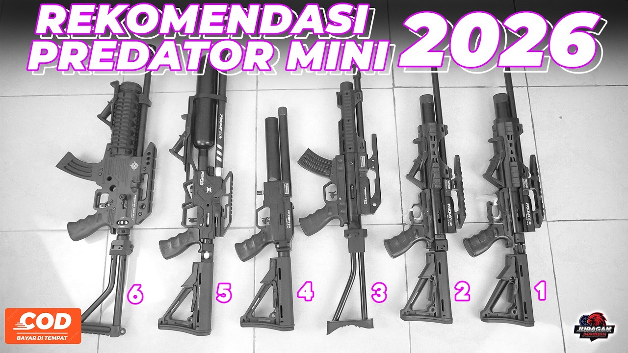 REKOMENDASI PCP PREDATOR MINI TAHUN 2026!! HARGA SENAPAN ANGIN PREDATOR BOGEL TERBARU COCOK BLUSUKAN