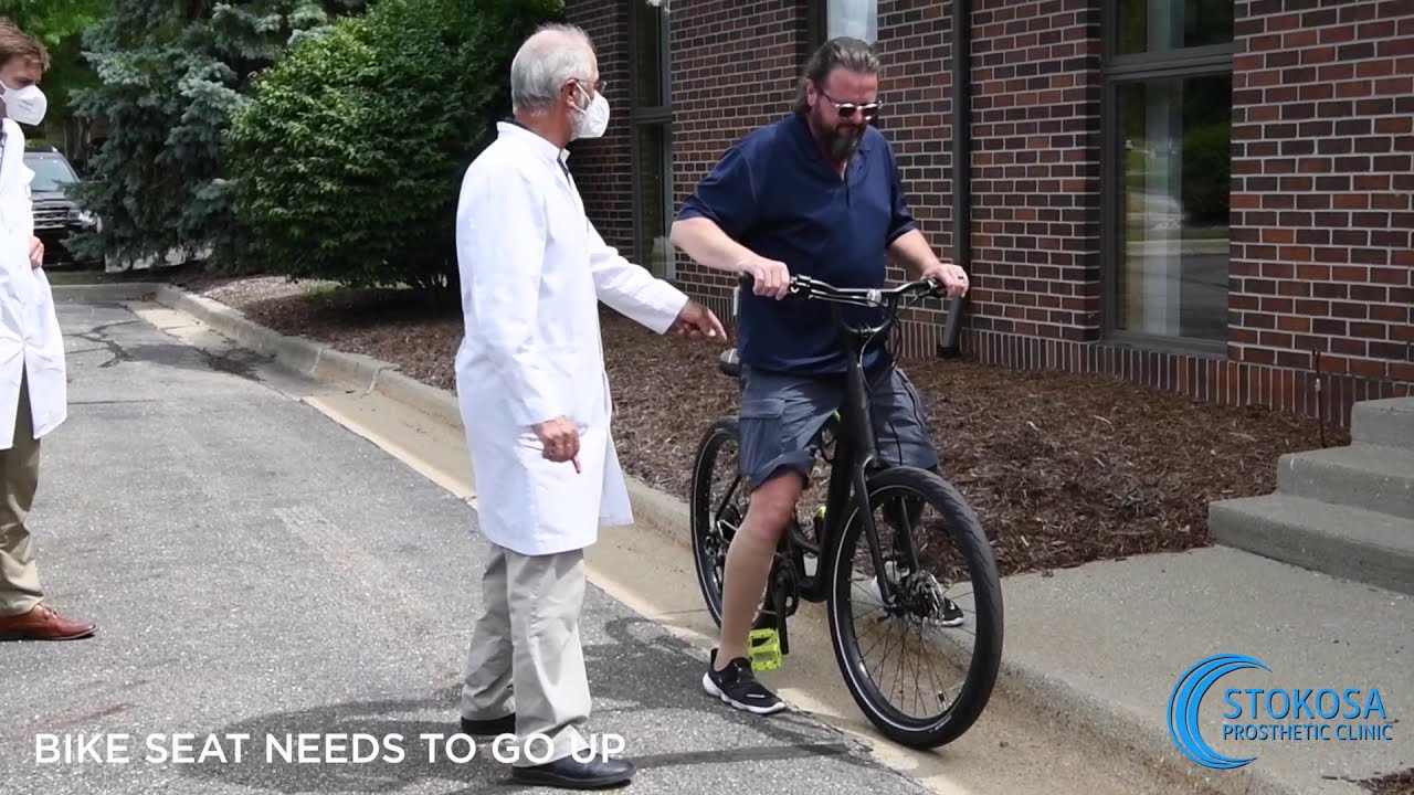 Biking Prosthesis Delivery | Stokosa Prosthetic Clinic