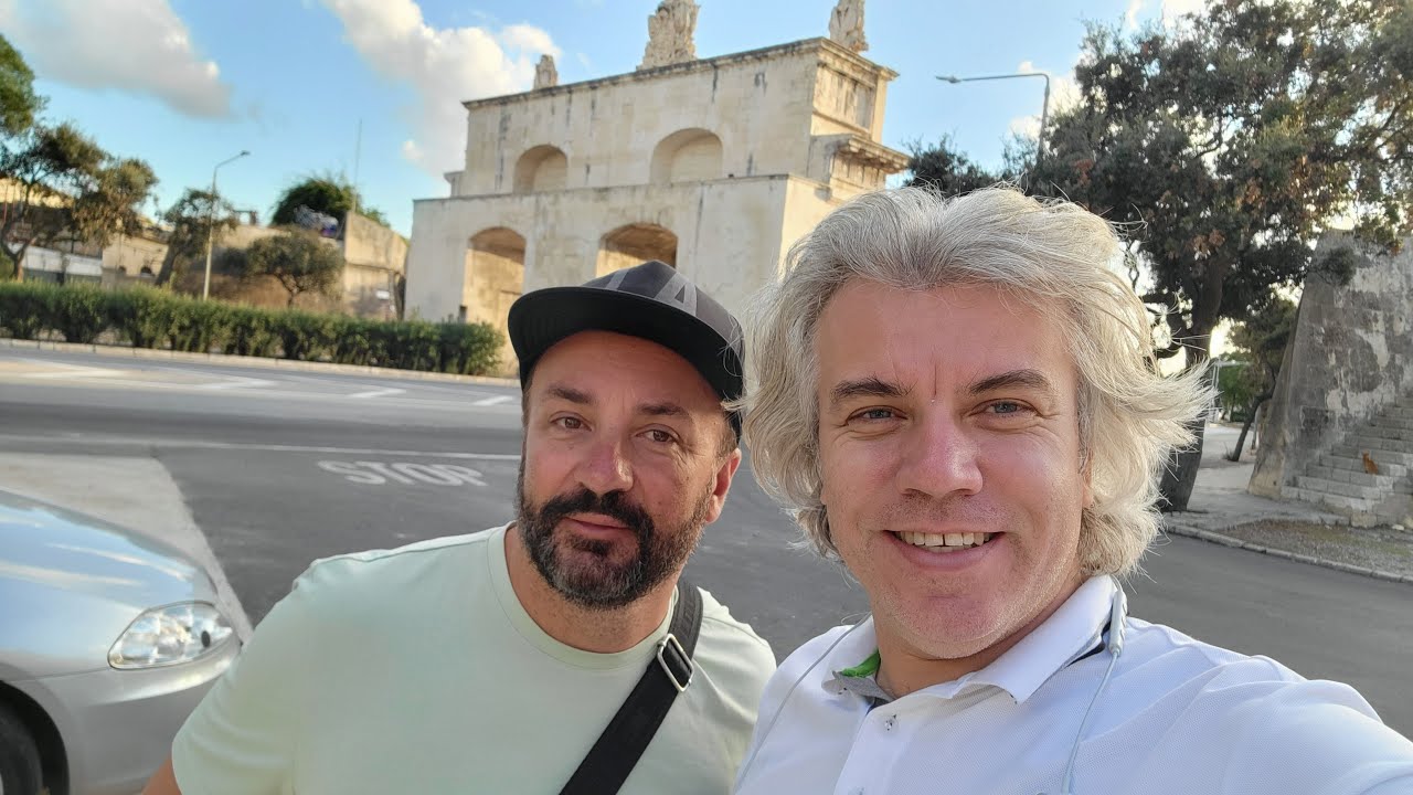 🔴 în MALTA prin VALLETTA cu SORIN CONSTANTINESCU și SILVIU PETRESCU AURELIAN
