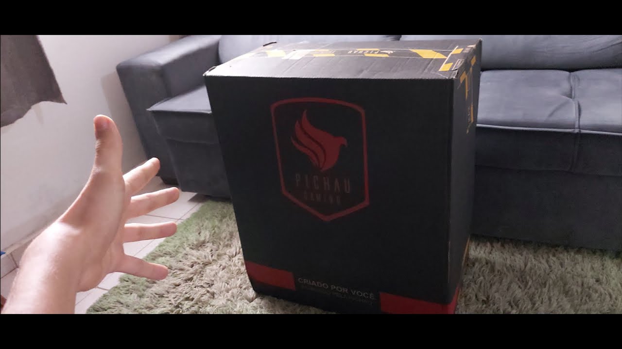 Unboxing Pc Gamer - PICHAU!!!