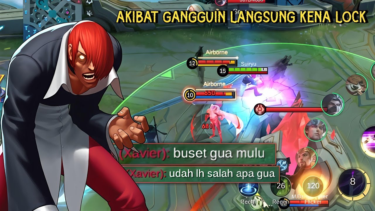 AKIBAT GANGGUIN BOWO YAGAMI JADI KENA LOCK | CHOU BUILD TERSAKIT - CHOU MLBB 