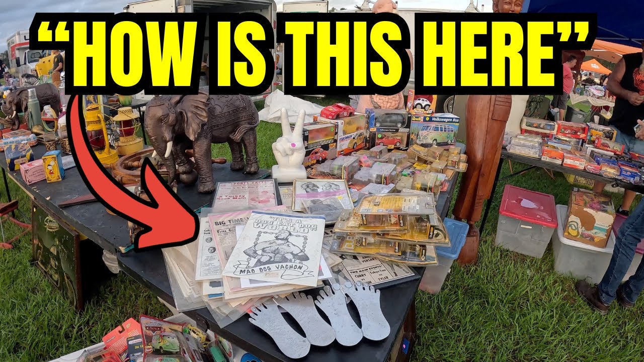 INSANE Flea Market Find! RARE Sports Memorabilia I Never Expected