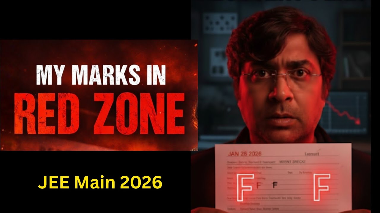 MY JEE MAIN MARKS in RED ZONE | JEE MAIN 2026 | GB Sir