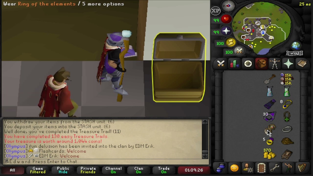 OSRS Ironman Efficient Easy Clue Bank Tab + Setup + Tips (18+ clues/hr)