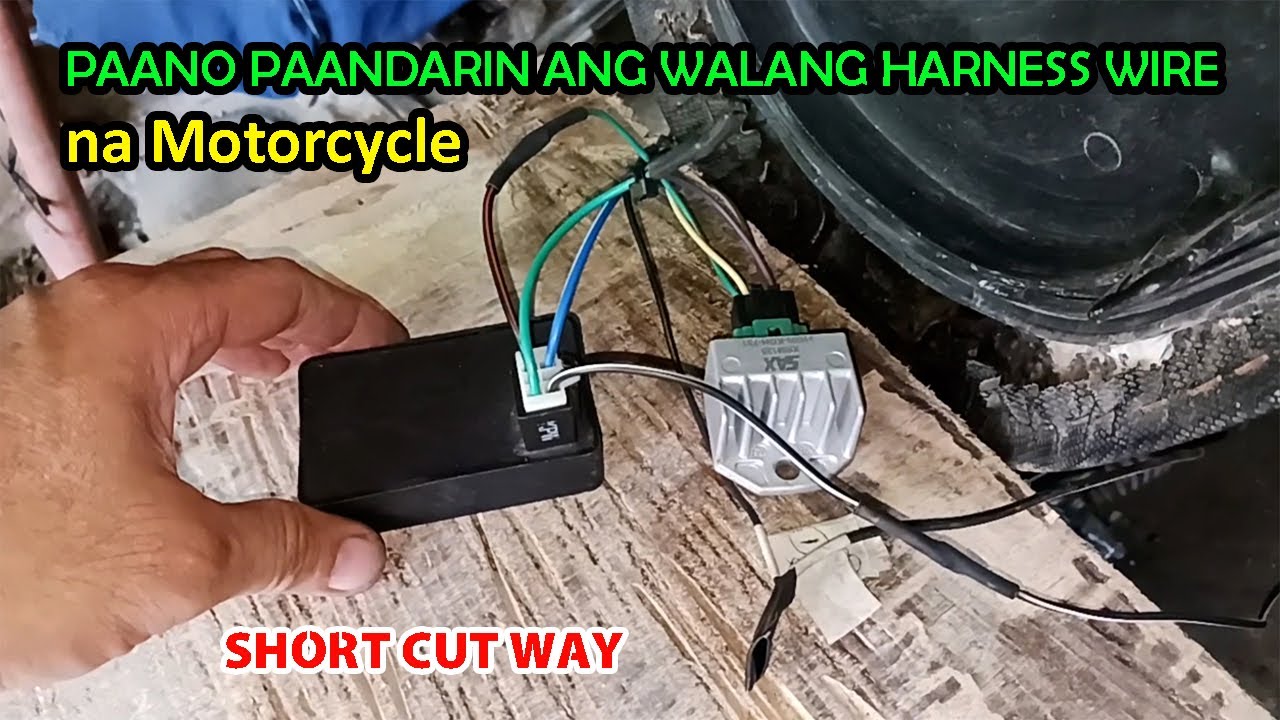 Motorcycle Basic Wiring Diagram - Color Coding Wire Stator Regulator 4 Pin CDI PAANO WIRING KALANSAY