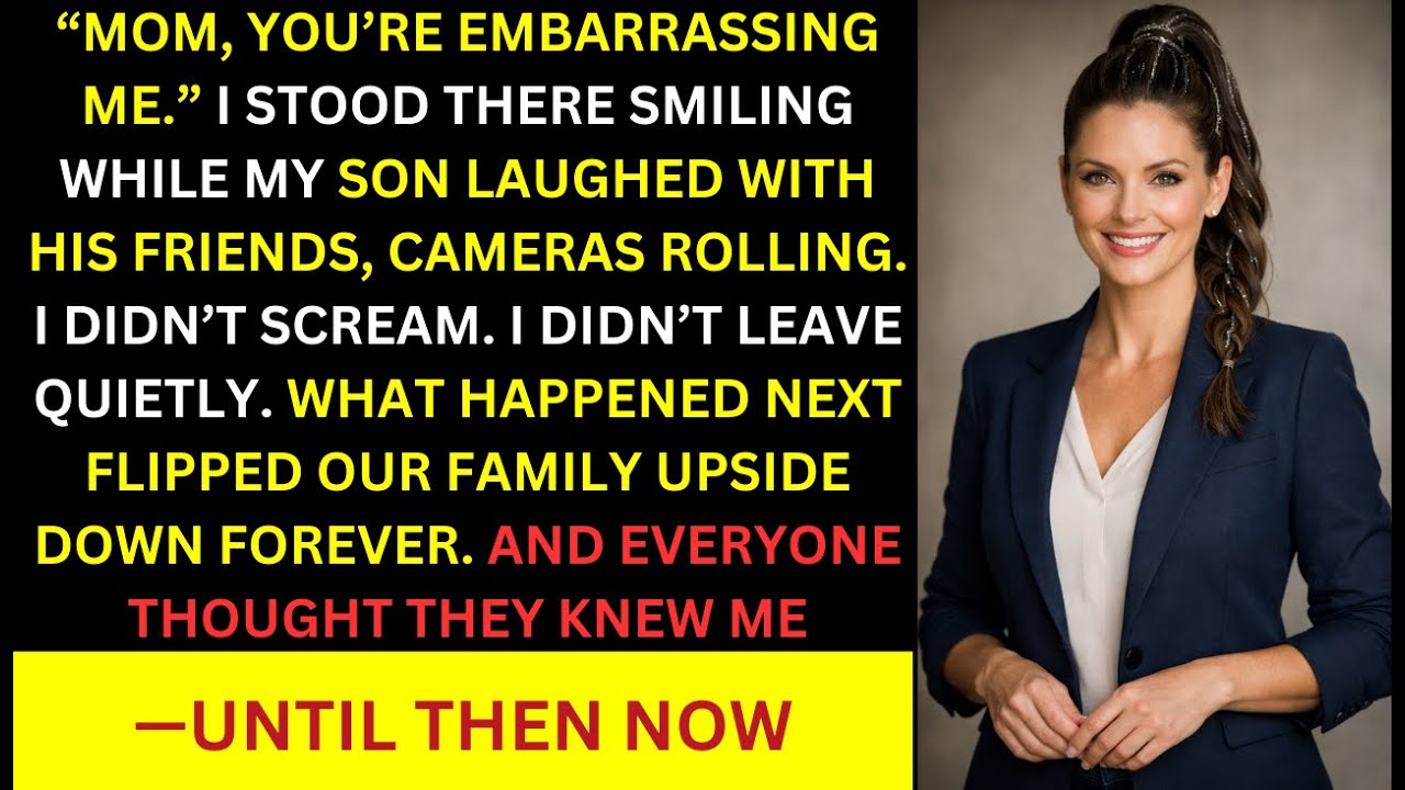 My Son Said I Was Embarrassing Him in Front of His Friends — He Didn't Expect What Happened Next