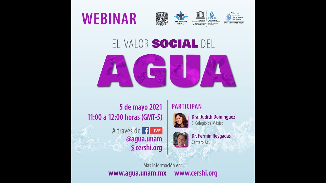 Webinar: El Valor Social del Agua